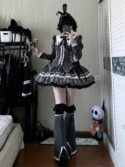 Straight Detachable Gray Sleeves Dark