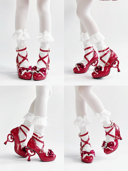 Bow Beads Embellished with