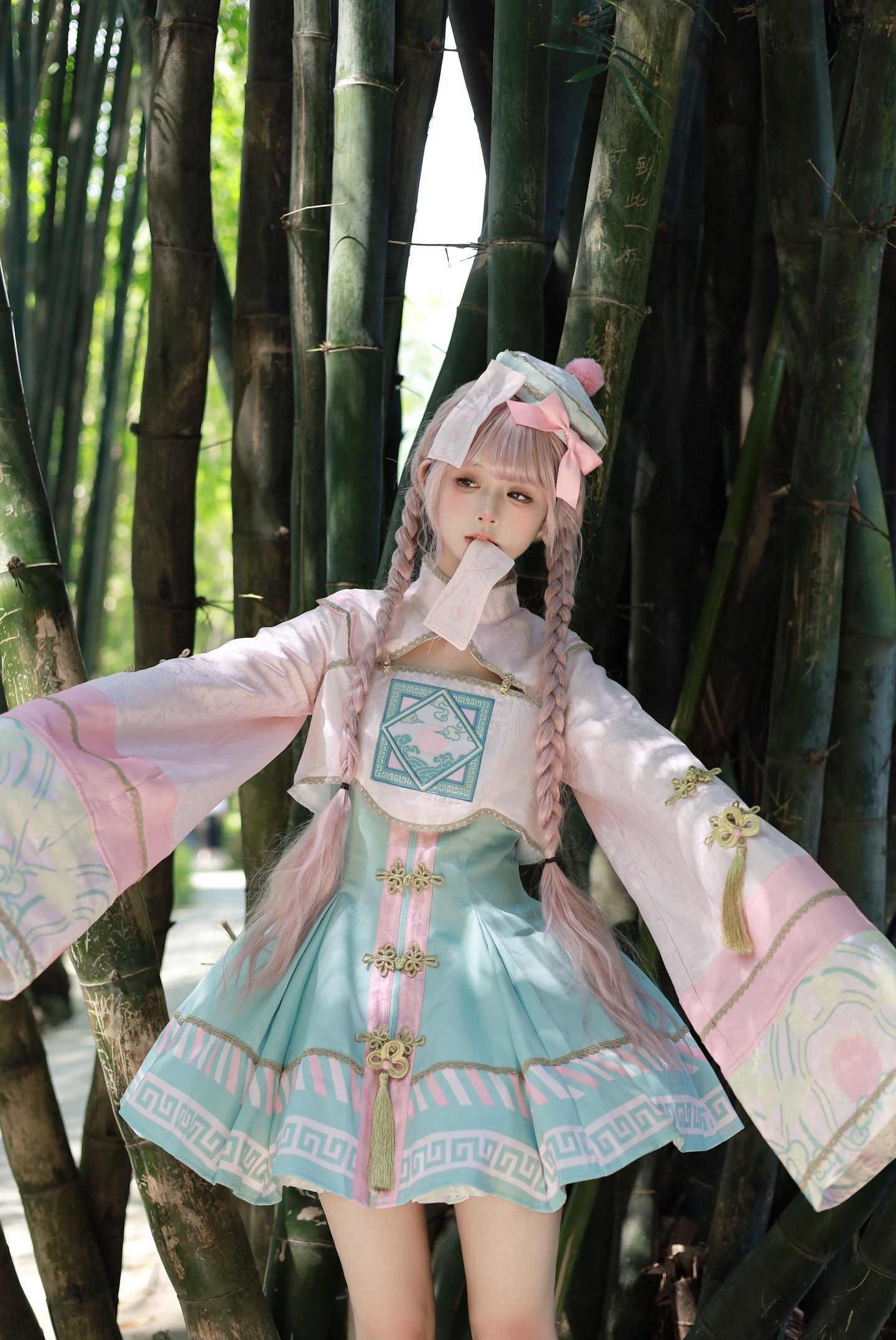 スイートハット予約シージャケット+キョン+ピンリボン製品クロリー+ドレスリトル