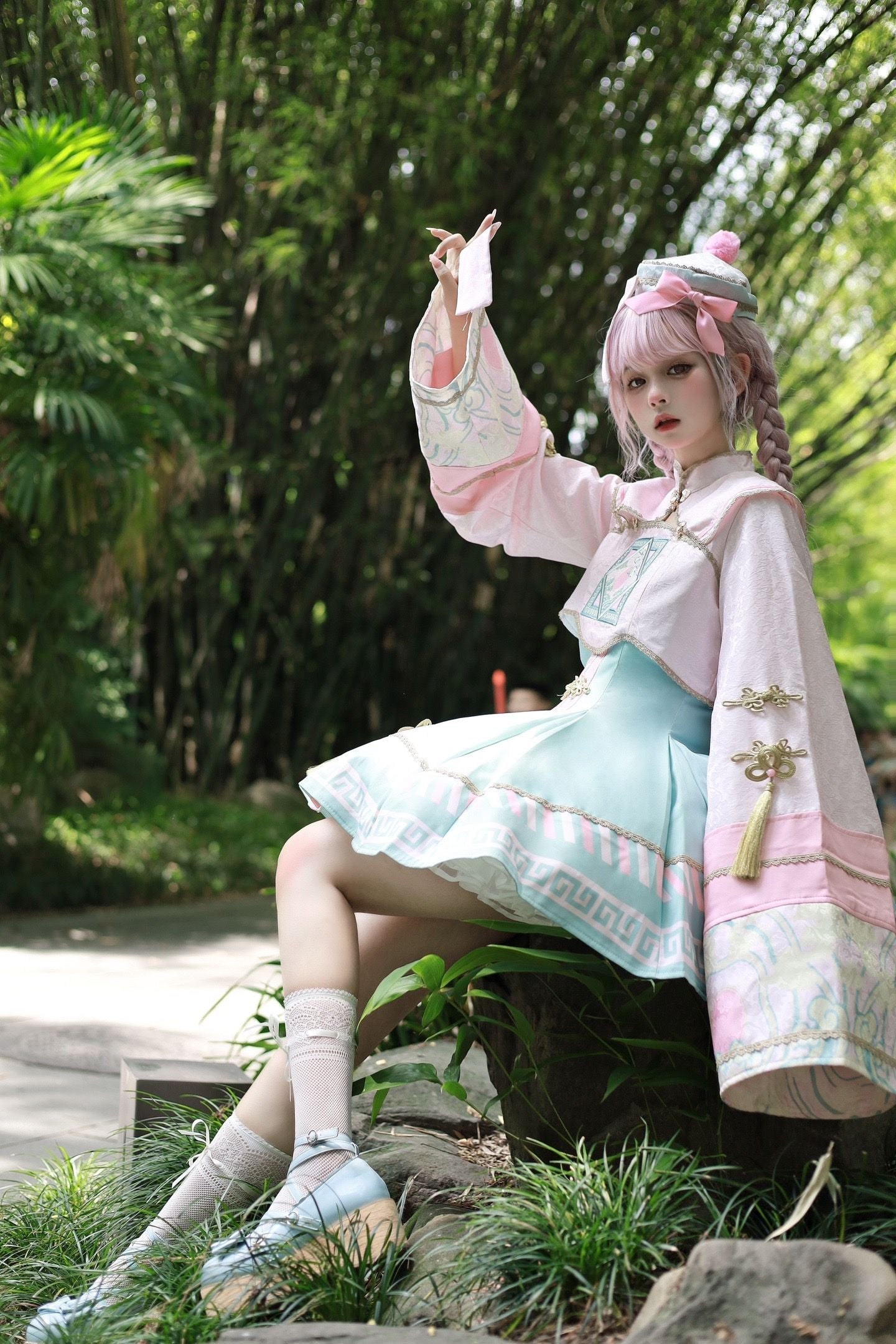 スイートハット予約シージャケット+キョン+ピンリボン製品クロリー+ドレスリトル