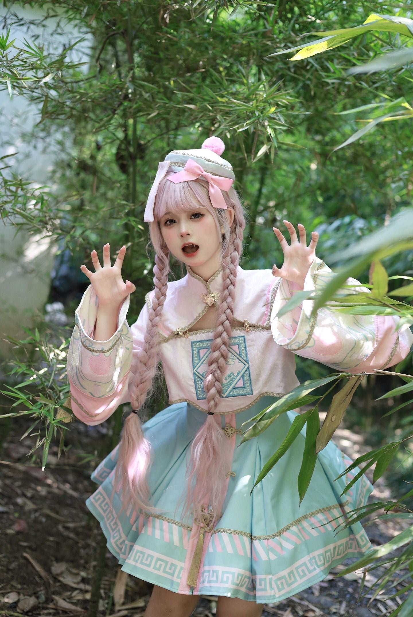 スイートハット予約シージャケット+キョン+ピンリボン製品クロリー+ドレスリトル