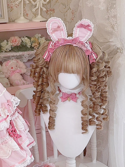 詳細 ピンクの蝶結びチョーカー