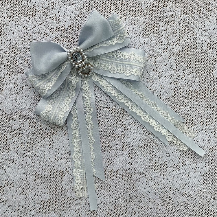 Quad-Color Rhinestone Lace Necktie - Ekomi