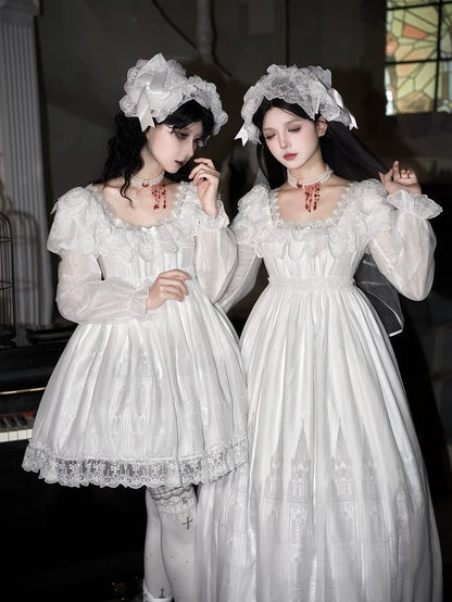 Sleeves White Detachable