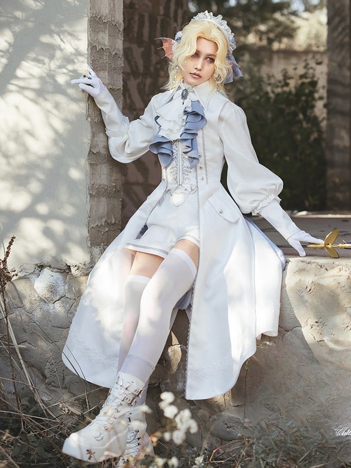 White Lolita Ouji Shorts Prince