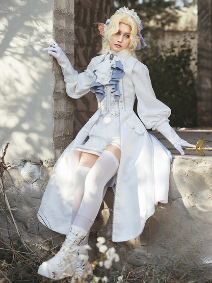 White Lolita Ouji Shorts Prince
