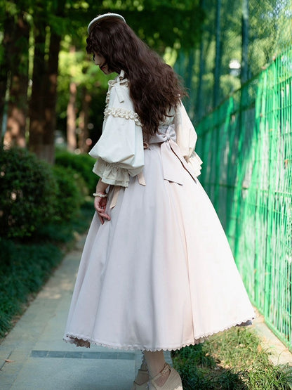 Elegant Boned High Waist Long Version Lolita Skirt