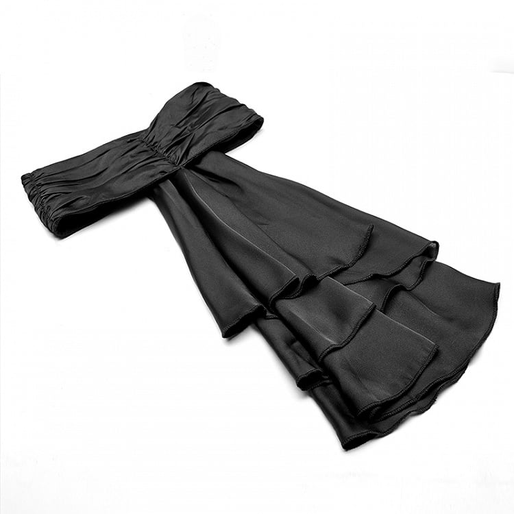 with Necktie Gentleman Shirt Black Steampunk