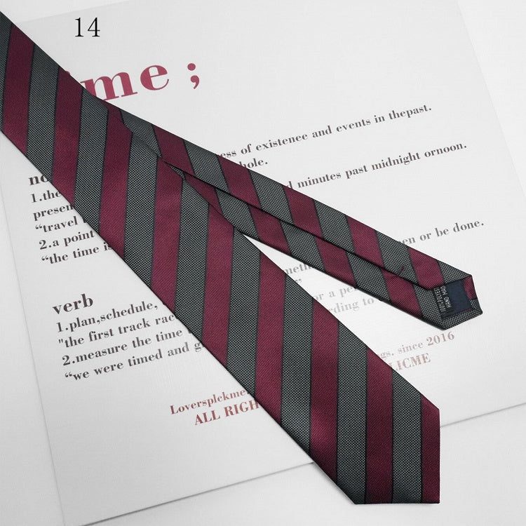 Neck 17 Options Tie Pattern Uniform JK Striped