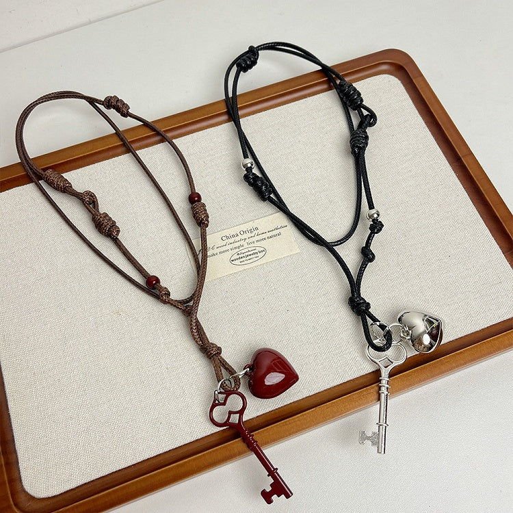 Y2K Key/Spoon Pendant Necklace