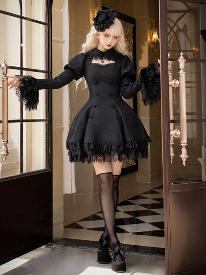 Black Detachable Sleeves