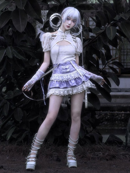 神の救済ティアードスカート