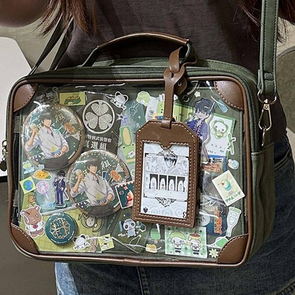 Bear Ita 9 Colors Charm Bag Embroidered