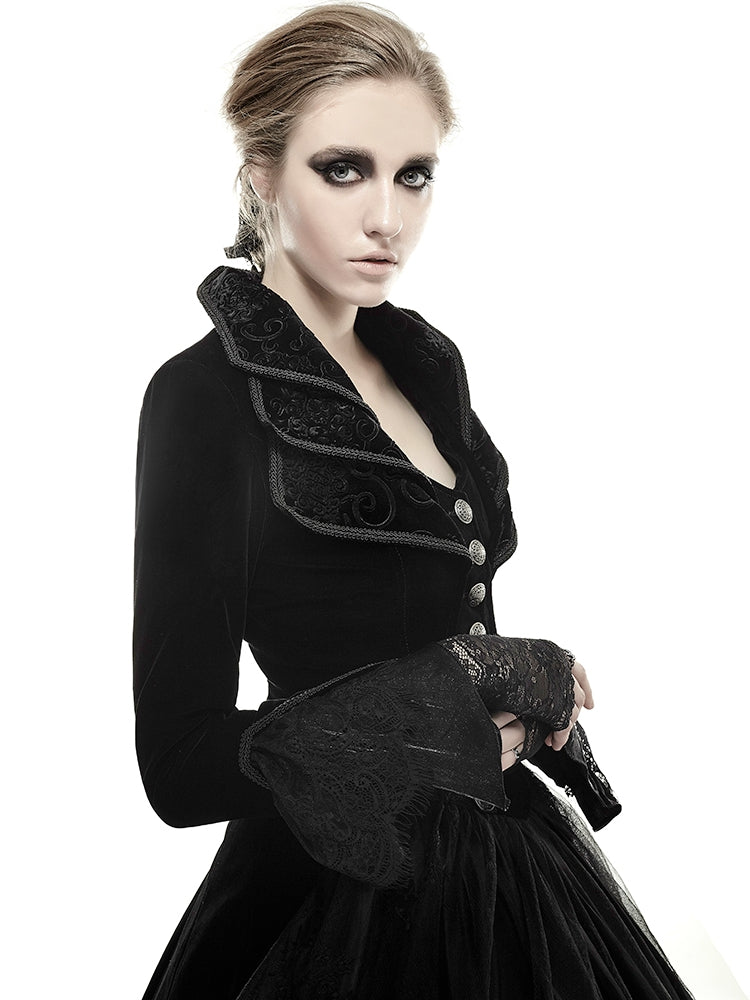 Black Long Gothic Coat