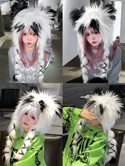 Panda Kleiner Panda Shaggy Wintermütze