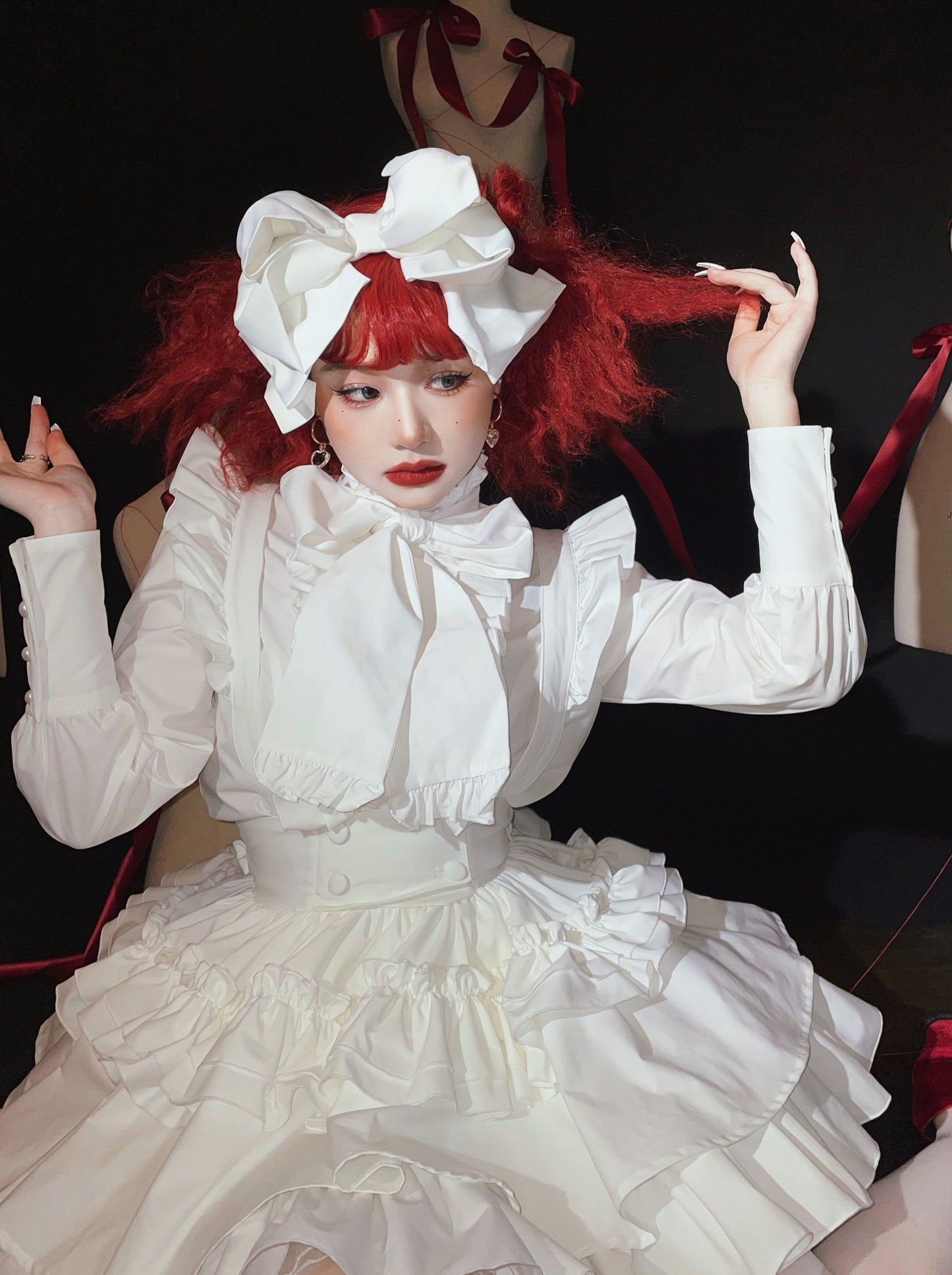 Gothic Blouse Dark Subculture