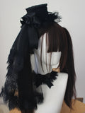 Head Kuro Lace Mini Veil Elegant Hat with