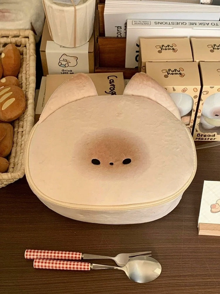 Large Capacity Cat-Themed Makeup Pouch - BlueMoon