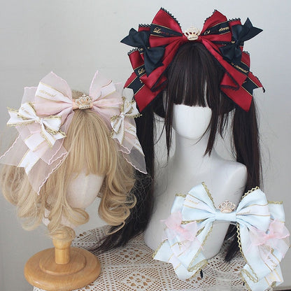 Crown Decorated Bowknot KC