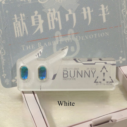 4 Hairclip Little Colors Bunny Style Acrylic Landmine Duckbill