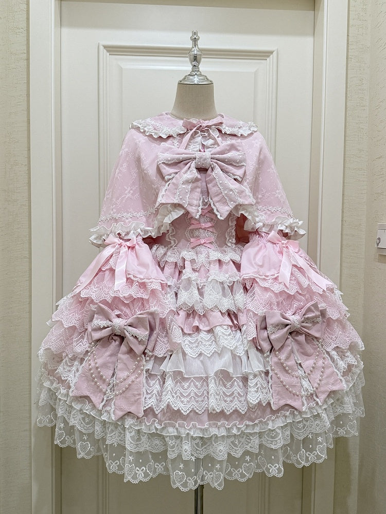 Cape / Schwarz Rot Rosa Blau