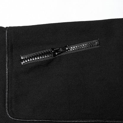 Men's Deconstruction Jacket Cyberpunk Black