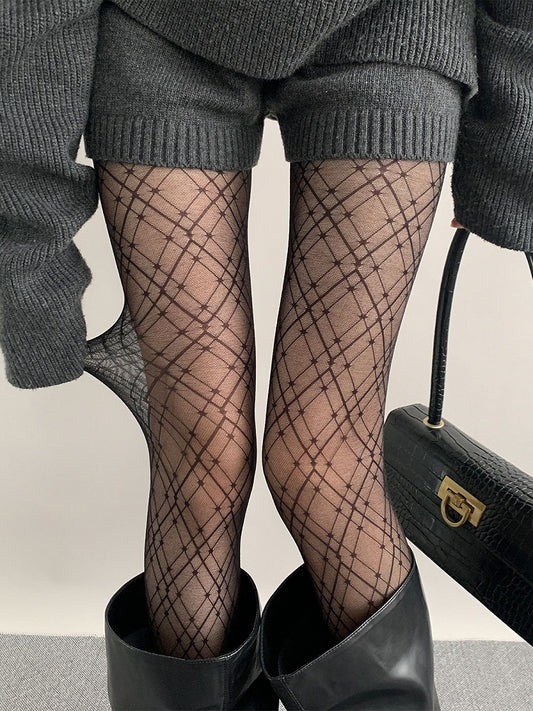 Star Sheer Colors) (3 Pantyhose Argyle