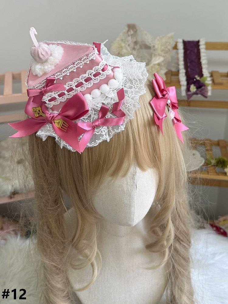 Color Sweet Triangular 12 Hat Cake Options Lolita Mini