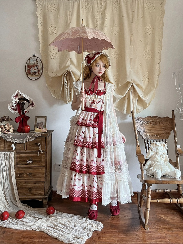 Weißes Überkleid mit Kapuze und Knopfleiste vorne