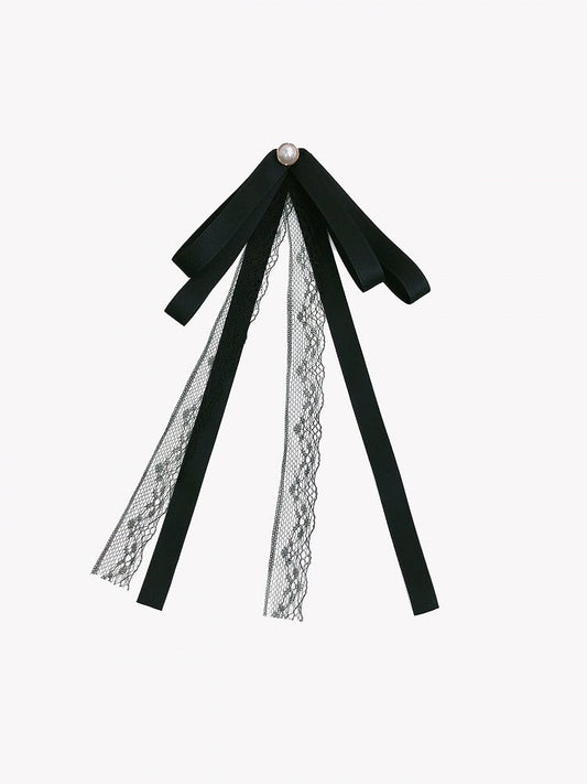 Krawatte Schwarz/Weiß