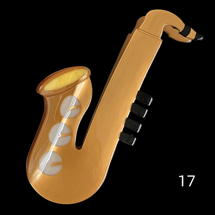 Optionen Claw Clip Y2K Musical 17 Instrumente Mini