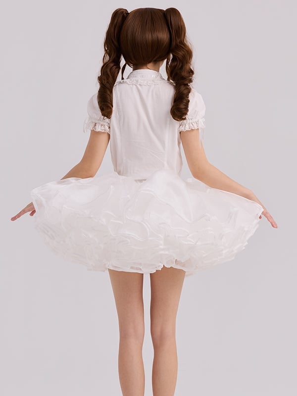 35CM Puffy Petticoat Super Six White Layers