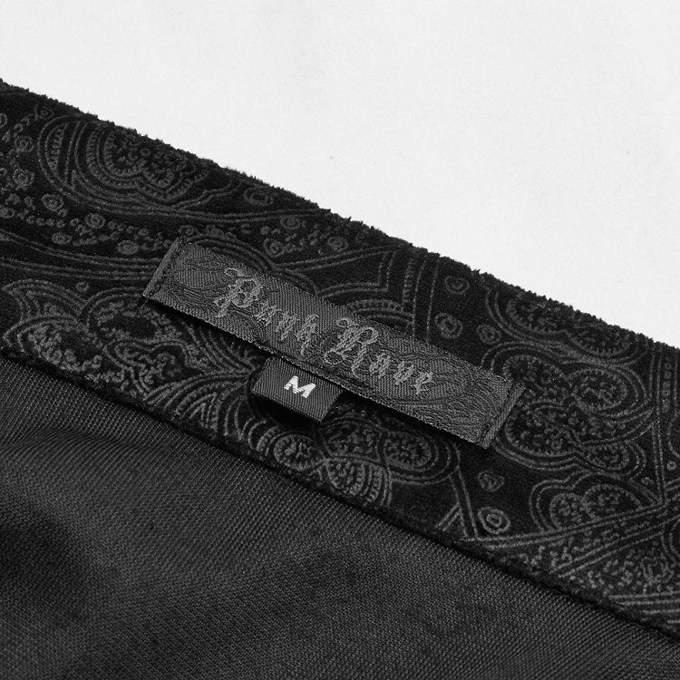 Black Men's Gothic Gentleman Shirt