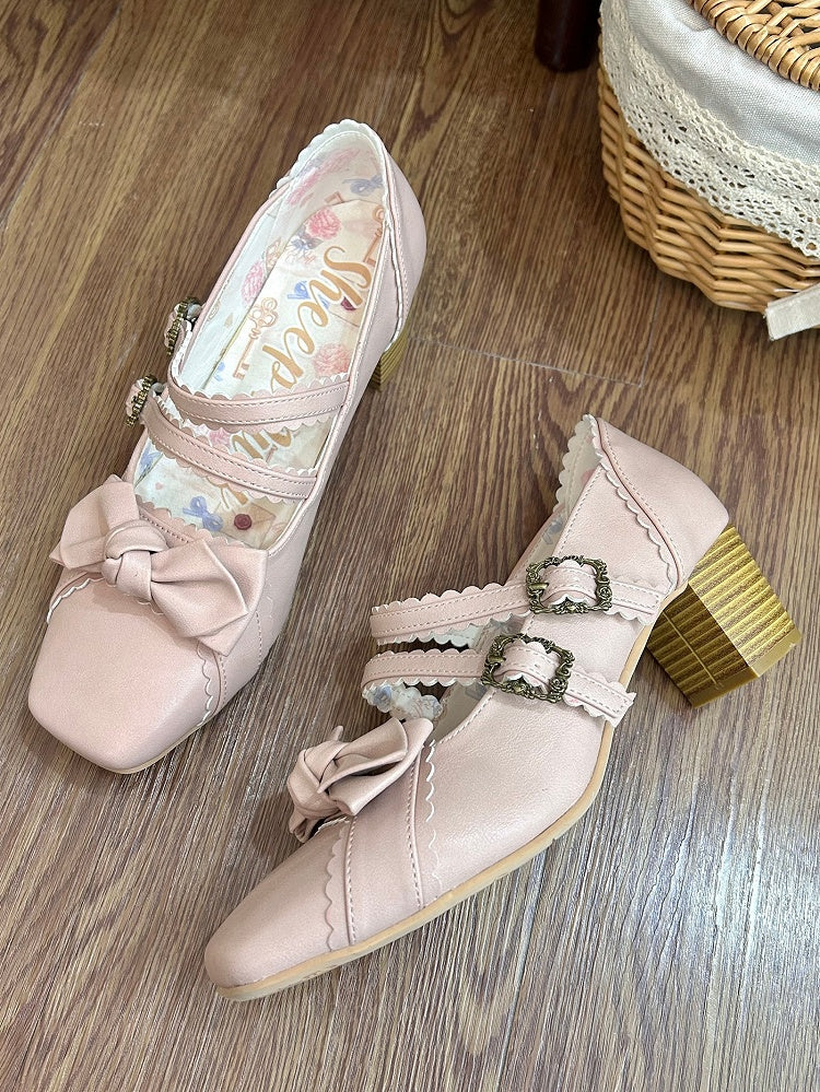 at Sweet Shoes Top Pink Lolita Bow