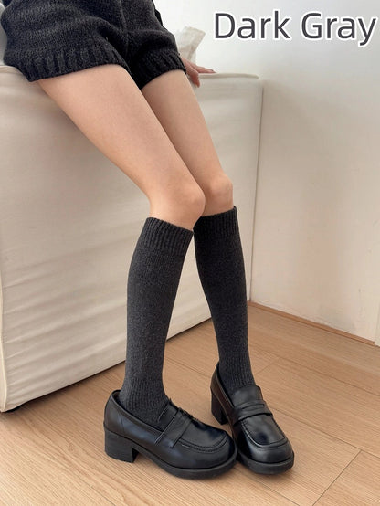Knit Stockings Ribbed