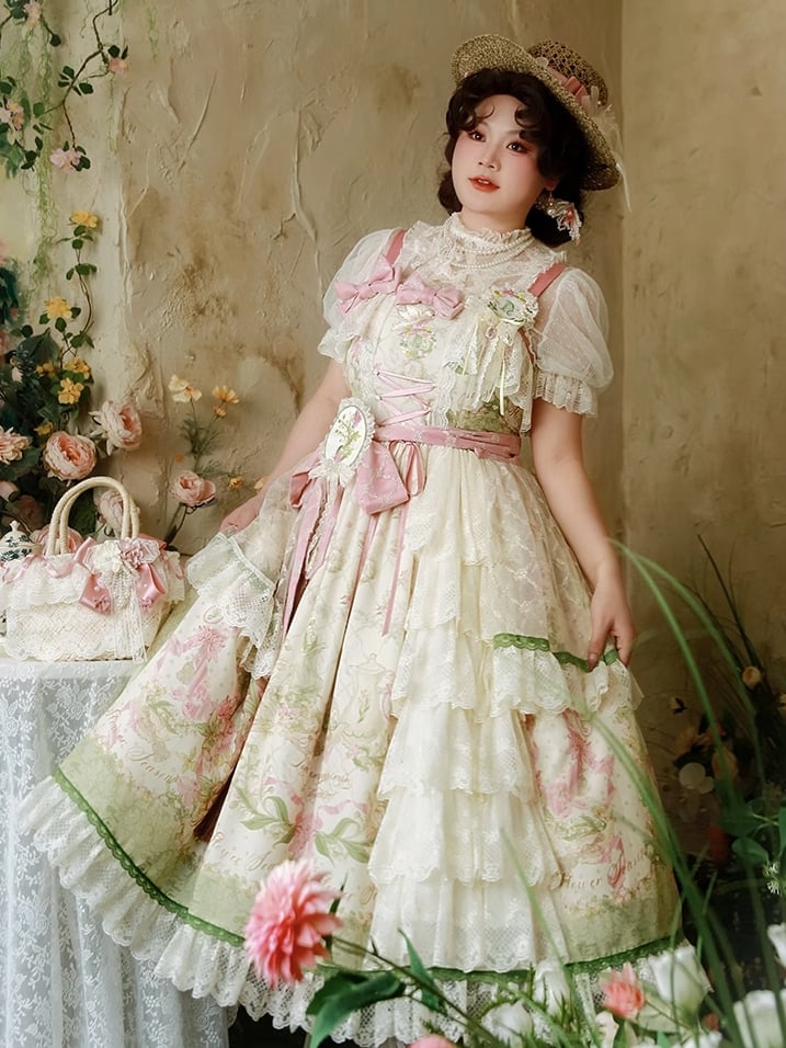 トップス プラスサイズ シースルー チュール フリル ネックライン ドット