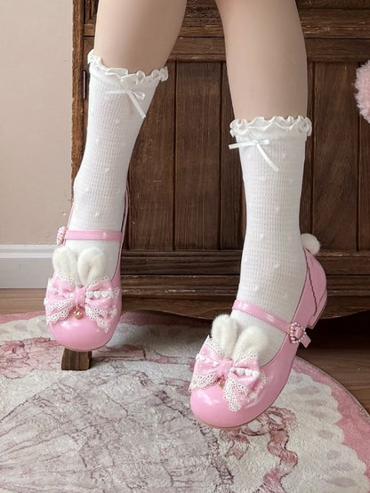 Bow with Pink Shoes Mary Lolita at Sweet Jane Top