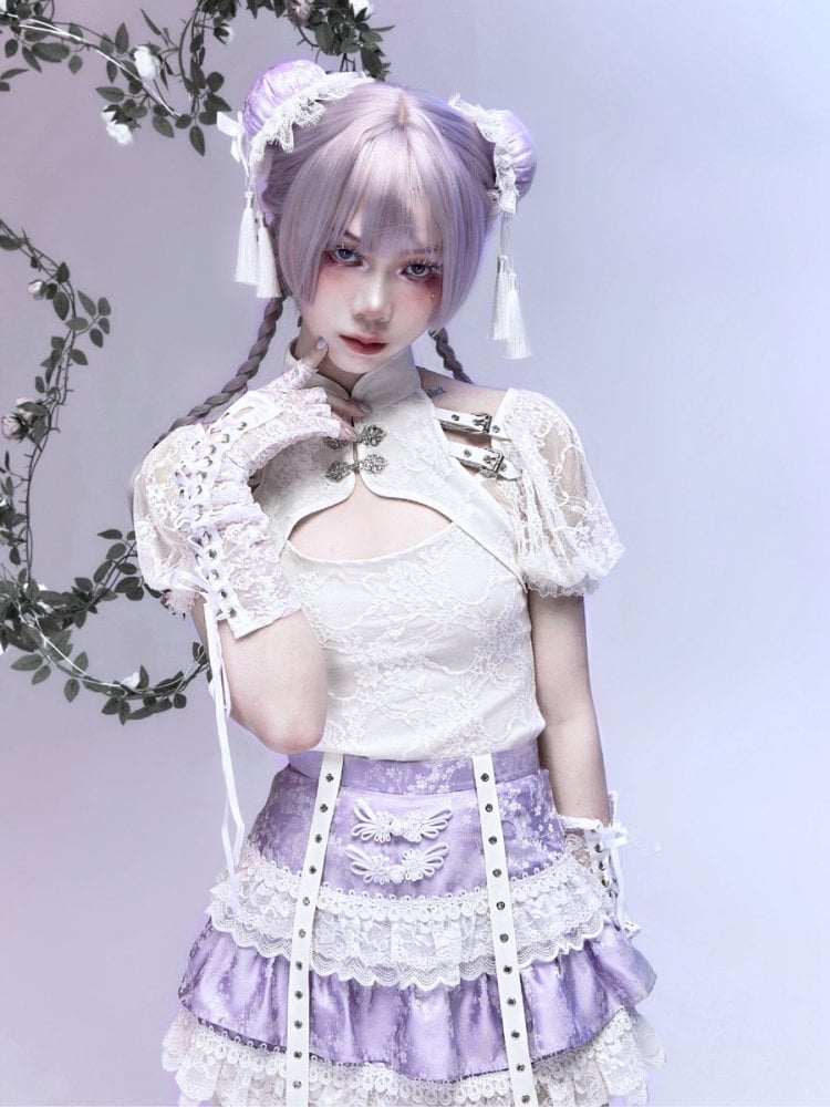 神の救済ティアードスカート