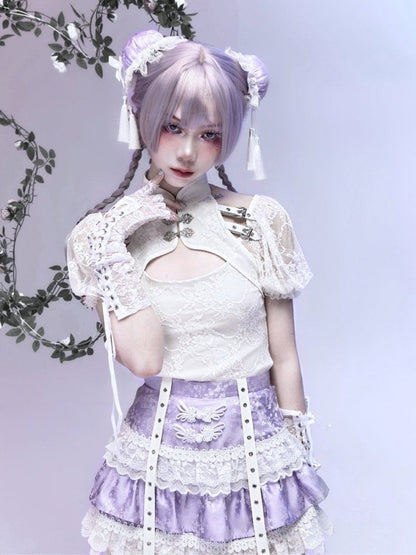 神の救済ティアードスカート