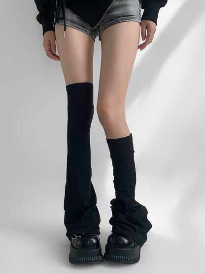 Flared Solid-Color 4 Warmers Colors Leg
