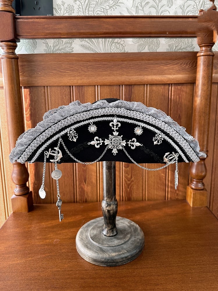 Hat Coffee Pirate / Black