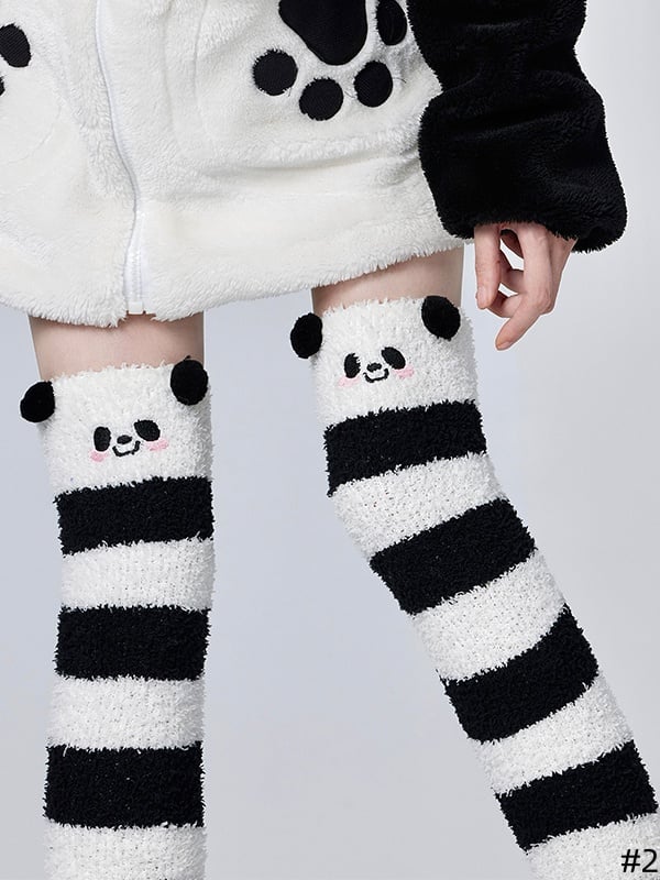 9 Options Cute Animal Design Over Knee Stockings