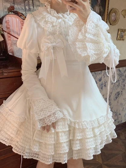 Weiß / Schwarz &amp; Weiß Floral Haarspange