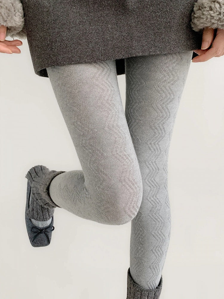 Tights Wave Colors) Jacquard (6