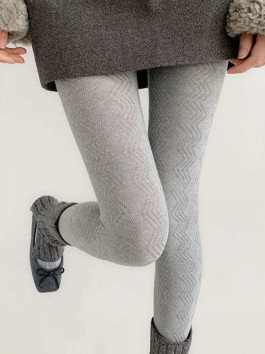 Tights Wave Colors) Jacquard (6