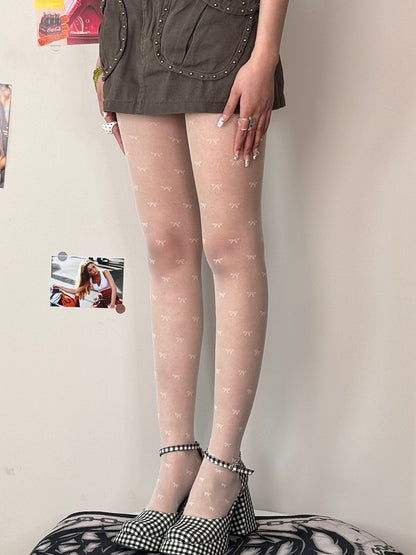 Options Tights Pattern 4 Bowknot Color