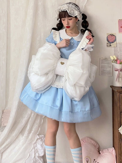 White Big Backpack Size 3 Bow Options