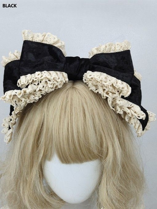 Big Trim 13 Lace Options Bow Velvet KC