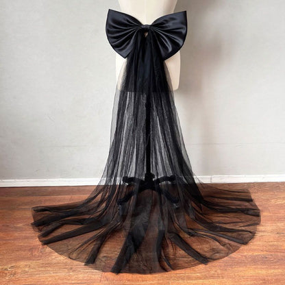 Lolita Wedding Bridal Bow Train Tail Decoration