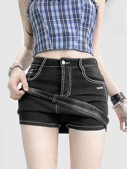 Glamorous Denim Skirt Black
